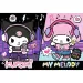 Kuromi i My Melody miejski rytm puzzle 160 elementów - Trefl