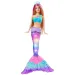 Lalka Barbie - Olśniewająca Tęczowa Syrenka - Mattel