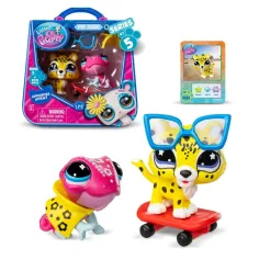 Littlest Pet Shop: Zestaw figurki małego zwierzaka S5 - Kameleon i Jaguar zdjęcie 2