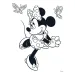 Luna: kolorowanka Minnie Mouse z naklejkami i 6 mazakami zdjęcie 4