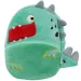 Luna: Pluszowy plecak przedszkolny Must Team z wzorem dinozaurów 27x10x24 cm zdjęcie 1