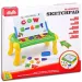 Magnetyczna tablica do rysowania z literami i cyframi, zestaw 33 cm