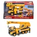 Majorette: Ciężarówka Volvo z dźwigiem, ze światłem i dźwiękiem, 22 cm - Simba Toys