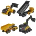 Majorette - Edycja Volvo zestaw 4 maszyn budowlanych - Simba Toys zdjęcie 3