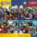 Marvel Avengers - 4 x 88 elementów Premium Plus Kids puzzle - Trefl zdjęcie 2
