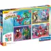Marvel Spidey 4 w 1 Supercolor puzzle - Clementoni