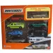 Matchbox: zestaw 8 małych samochodów z ekskluzywnym samochodem Aston Martin DBS Volante - Mattel