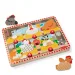 Melissa&Doug Push to Pop Puzzle – Wesołe kurczaki drewniane puzzle edukacyjne - Spin Master zdjęcie 5