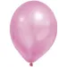 Metaliczne pastelowe różowe balony – zestaw 8 sztuk