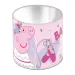 Peppa Świnka metalowy pojemnik na ołówki 11x10cm
