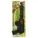 Militarny pistolet: Czarna broń z funkcją imitacji strzału, 35 cm