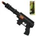 Militarny pistolet: Czarna broń z funkcją imitacji strzału, 35 cm