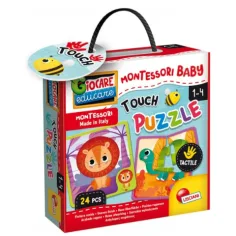 Montessori Baby: Puzzle dotykowe - Zwierzęta zdjęcie 1