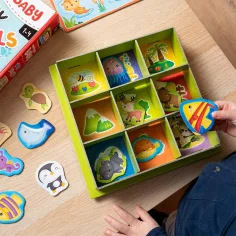 Montessori: Zestaw z wesołymi zwierzętami 67 sztuk - Lisciani zdjęcie 3