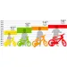 Mountain Bike R1 czerwono-niebieski rower dziecięcy w rozmiarze 14 - rower Dino Bikes