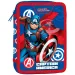 Must: Avengers - Kapitan Ameryka dwupoziomowy piórnik z wyposażeniem 15x21x5cm zdjęcie 1