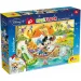 Myszka Miki 2 w 1 maxi puzzle 60 elementów i kolorowanka 70x50 cm - Lisciani