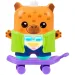 Nano-mals: Interaktywna elektroniczna figurka kapibary Gabbybara – Hasbro zdjęcie 2