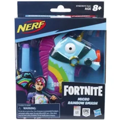 Nerf: Fortnite Micro Rainbow Smash pistolet wystrzeliwujący piankowe pociski - Hasbro zdjęcie 1