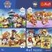 Paw Patrol - 4 x 88 sztuk Premium Plus Kids puzzle - Trefl zdjęcie 2