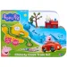 Peppa Świnka Zestaw Zabawek Whizz-Around Królik Rebeka z Czerwonym Pociągiem zdjęcie 1