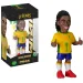 Piłkarz figurka akcji, 12 cm - Legendy Mistrzostw Świata Brazylia Ronaldinho w koszulce z numerem 10 zdjęcie 1
