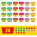 Play-Doh: Zestaw do zabawy 24 szt. z plasteliną i akcesoriami - Hasbro zdjęcie 4