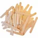 PlayBox: Dekoracyjne patyki drewniane z zaokrąglonymi rogami 150x18mm 100szt.