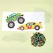 PlayBox: Zestaw żelowych koralików do prasowania z samochodami wyścigowymi 5mm zdjęcie 2