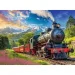 Podróż w górach pociągiem 1000 elementów puzzle -Trefl zdjęcie 2