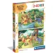Przygody Kubusia Puchatka 2x60szt Supercolor puzzle - Clementoni