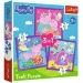 Świnka Peppa 3 w 1 20-36-50 sztuk puzzli - Trefl zdjęcie 1
