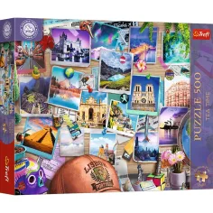 Puzzle EB: Wspomnienia z podróży 500-elementowe puzzle premium – Trefl