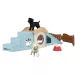 Schleich: Farm World Szkolne Domki dla Szczeniąt Zestaw Zabawek (42763) zdjęcie 3