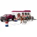 Schleich: Samochód terenowy z przyczepą i końmi (42705) zdjęcie 2