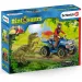 Schleich: Zestaw ucieczki quadem przed Velociraptorem (41466) zdjęcie 1