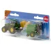 SIKU traktor John Deere z prasą do bel 1/72 zdjęcie 3