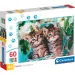 Słodkie kotki 60-elementowe supercolor puzzle - Clementoni