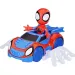 Spider-Man: Pajączek i niesamowici przyjaciele - figurka akcji Spider-Man z pojazdem - Hasbro