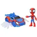 Spider-Man: Pajączek i niesamowici przyjaciele - figurka akcji Spider-Man z pojazdem - Hasbro