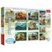 Spotkanie z dinozaurami 10 w 1 zestaw puzzli - Trefl
