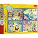 Świat Spongy Boba 4x250 elementów puzzle - Trefl