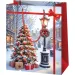 Świąteczny nastrój na ulicy ekskluzywna duża torba prezentowa 26x13x33cm