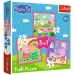 Świnka Peppa - 3 w 1 20, 36, 50 elementów puzzli - Trefl zdjęcie 1