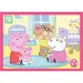 Świnka Peppa - 4 w 1 12,15,20,24 sztukowe puzzle - Trefl zdjęcie 2