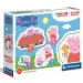 Świnka Peppa 4 w 1 3-6-9-12 sztuk puzzli - Clementoni