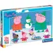 Świnka Peppa maxi supercolor puzzle 104 elementów - Clementoni