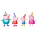 Świnka Peppa: Zestaw 4 figurek Rodzinna Impreza - Hasbro