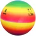 Piłka gumowa BioBall z wzorem tęczy 23cm
