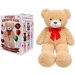 Teddy Greetings: Honey Hugs pluszowy miś w białym pudełku prezentowym 120cm